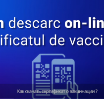 Persoanele vaccinate împotriva COVID-19 pot verifica on-line și descărca certificatul de vaccinare