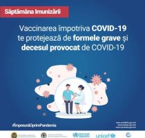 Vaccinează-te împotriva COVID-19! Fii în siguranță! Lansăm Săptămâna Imunizării!